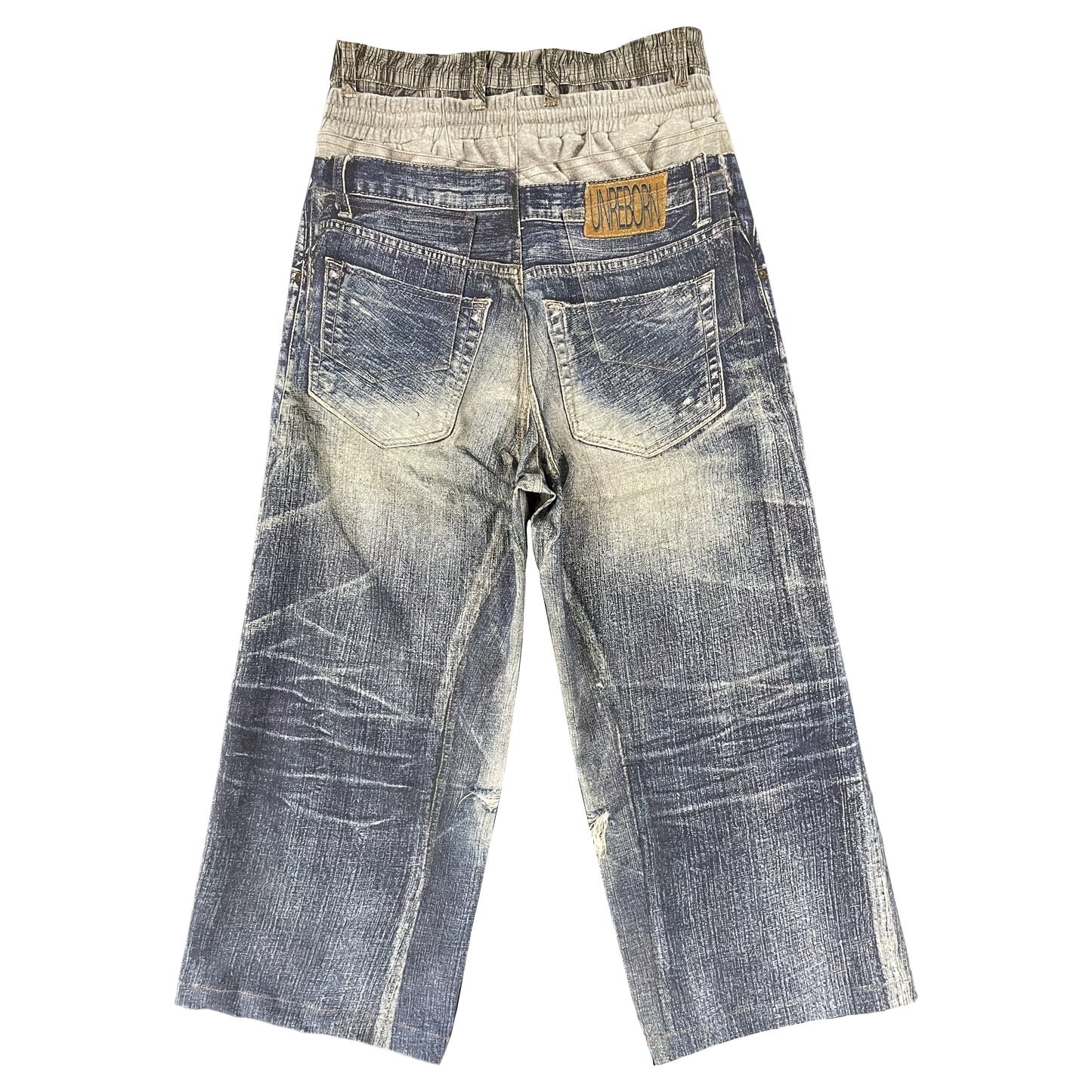 TROMPE L’OEIL BAGGY JEANS (PRINTED JEANS) 1/1 SAMPLE