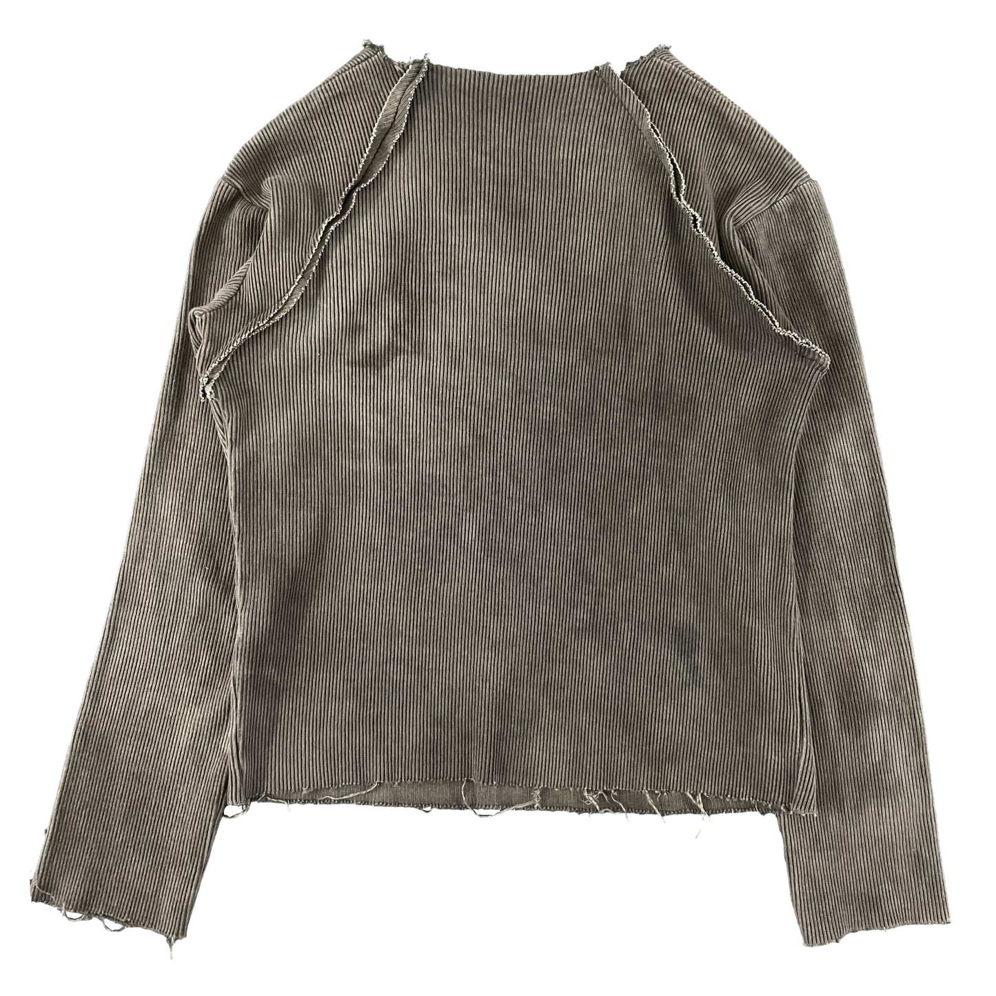 DIRTY WASHED ZIPPED KNIT