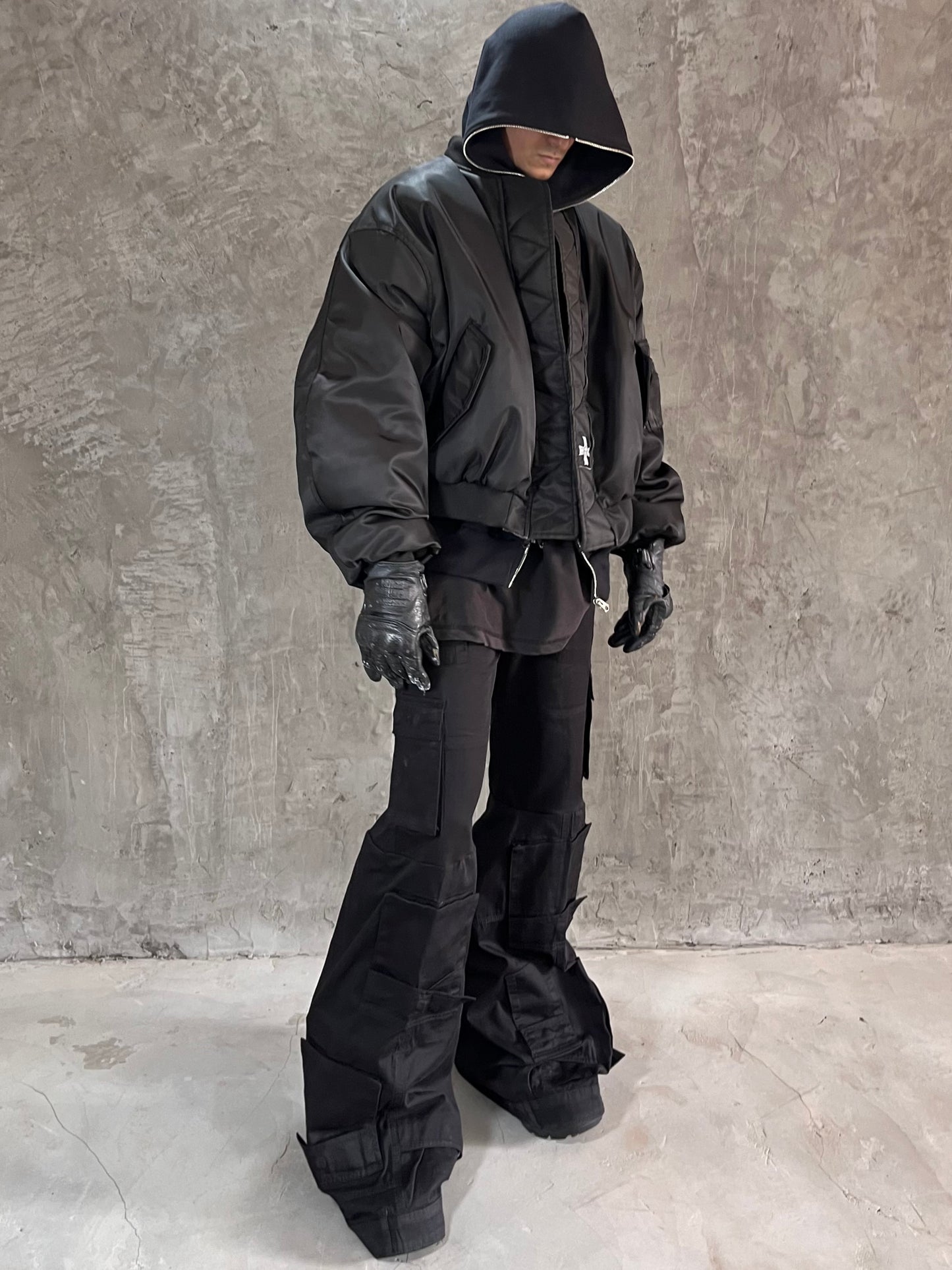 Black Bomber Jacket - FW23