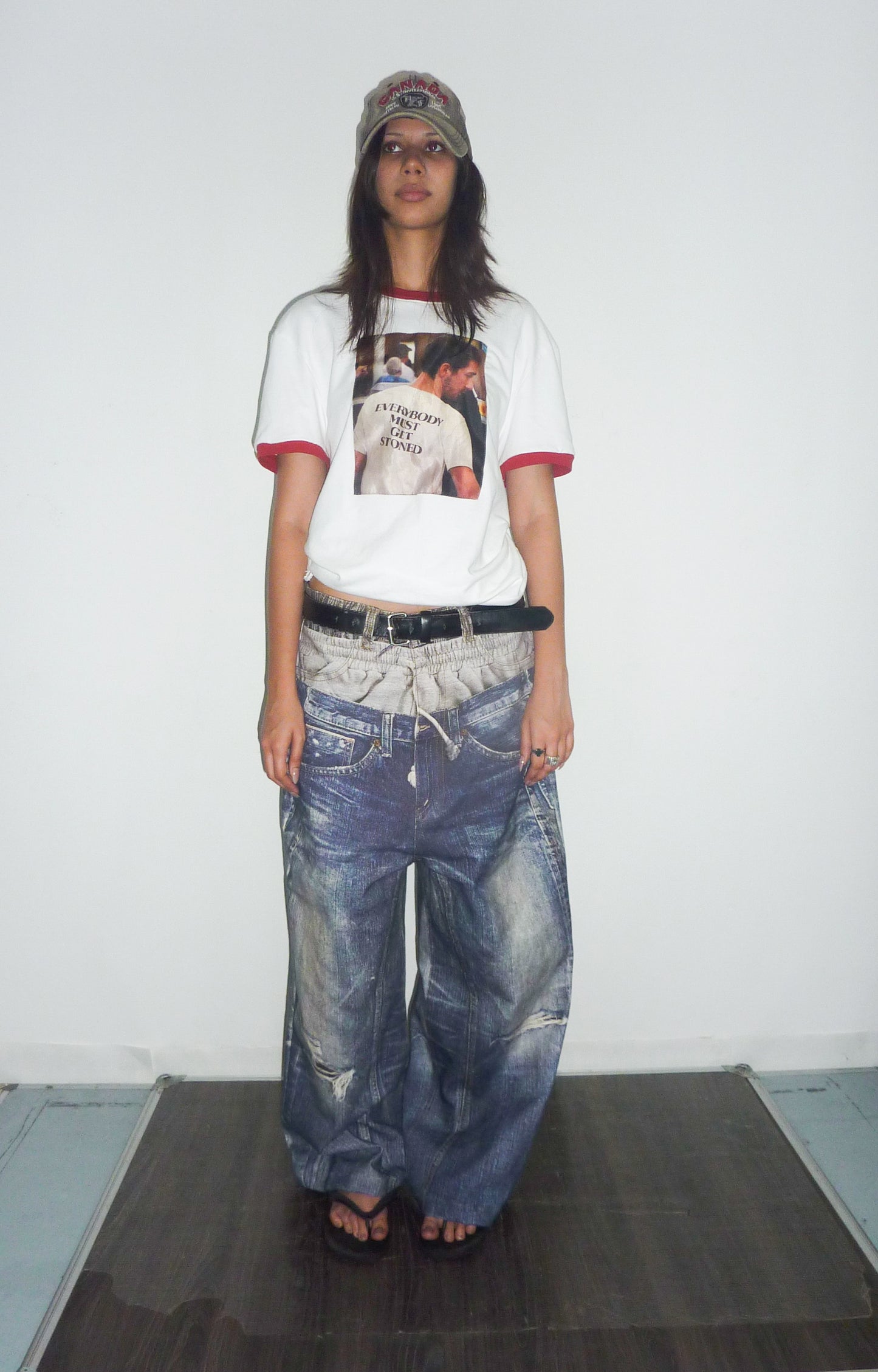 TROMPE L’OEIL BAGGY JEANS (PRINTED JEANS) 1/1 SAMPLE