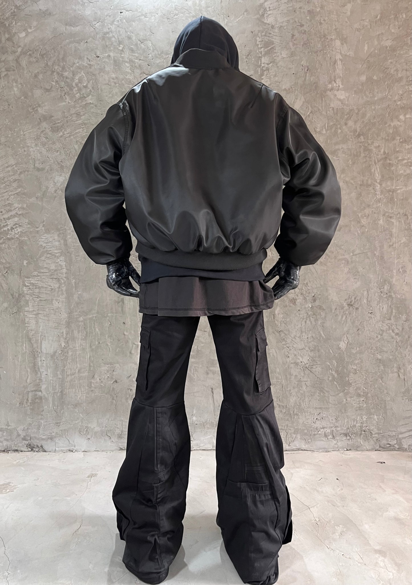 Black Bomber Jacket - FW23