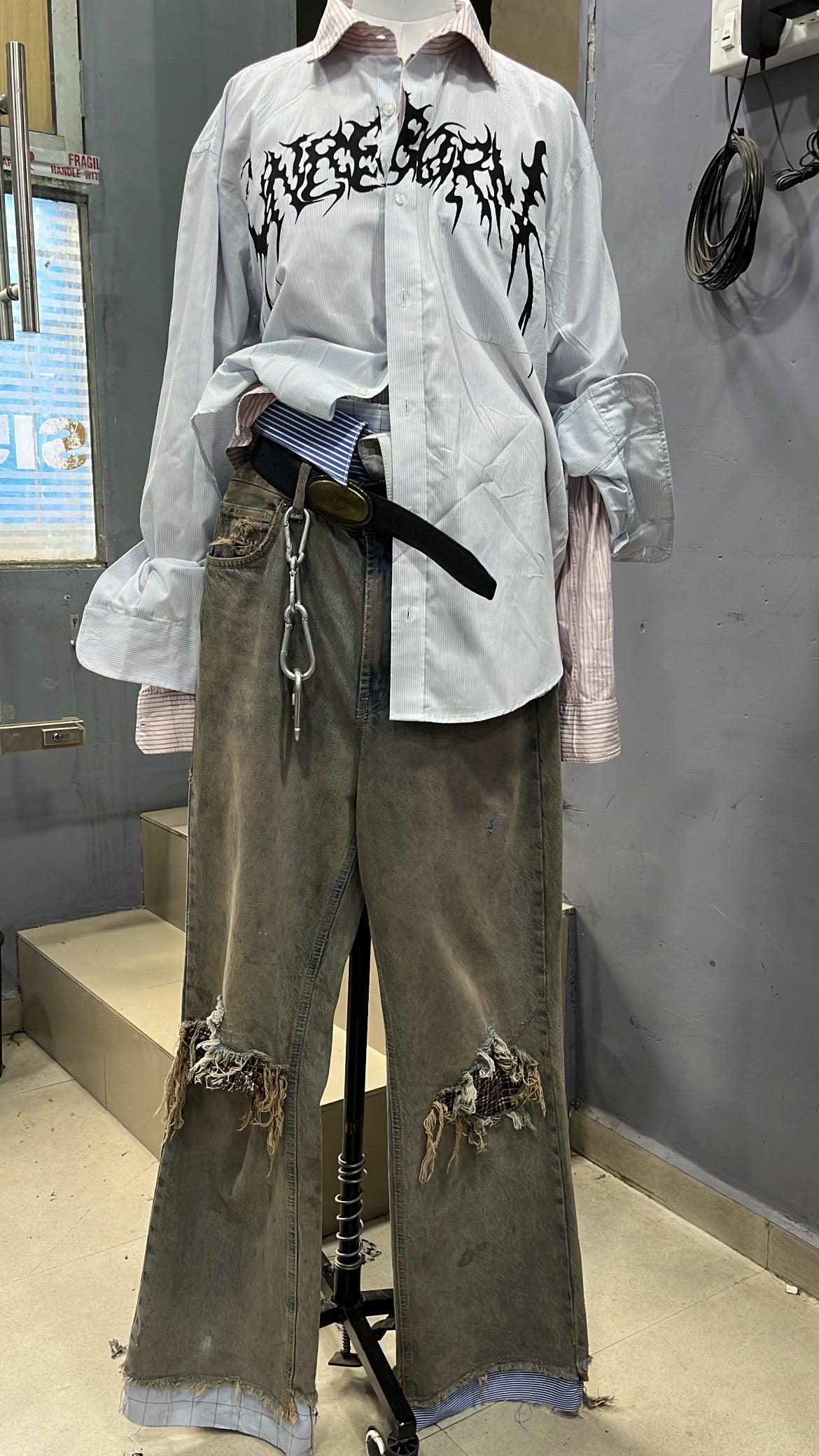 Double Layered Reversible Button Up Shirt 1/1