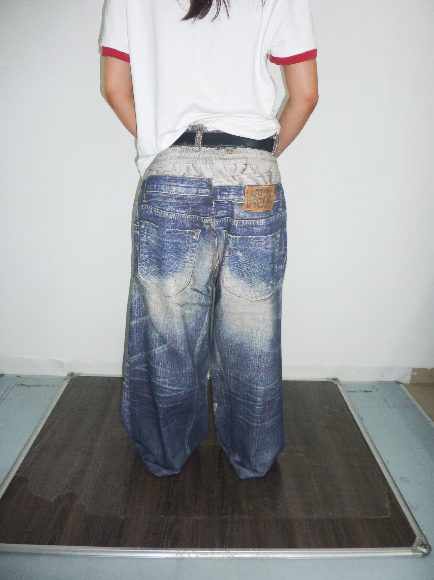TROMPE L’OEIL BAGGY JEANS (PRINTED JEANS) 1/1 SAMPLE