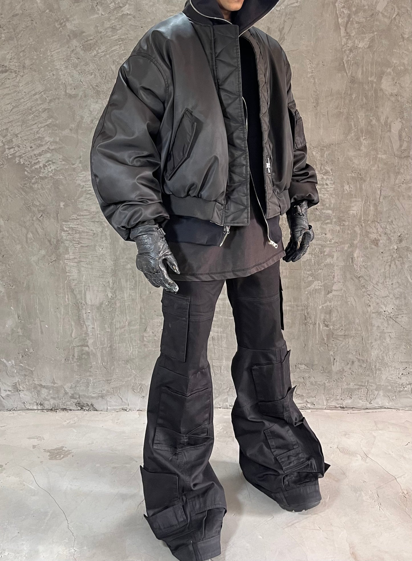 Black Bomber Jacket - FW23