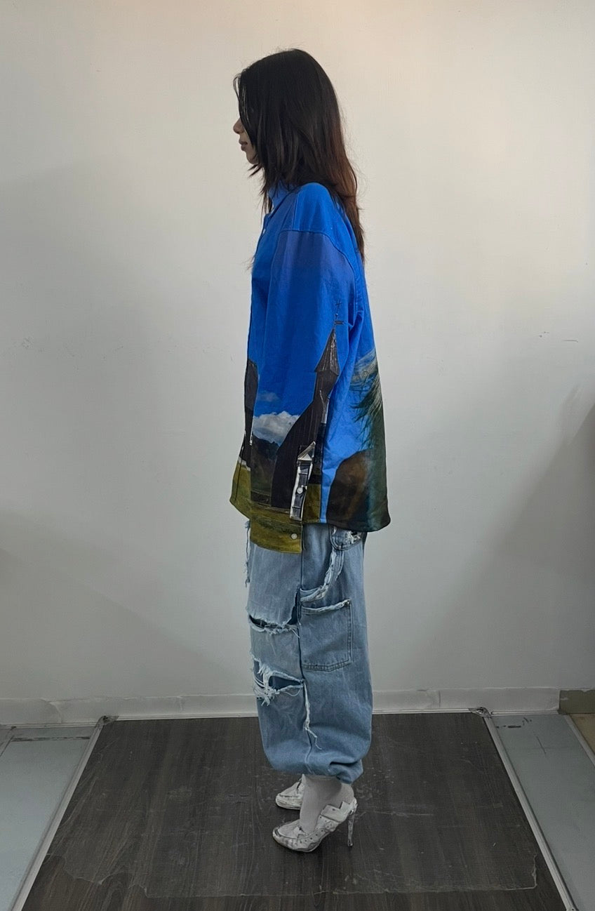 Búðakirkja (Black Church) Printed Shirt (SHIPS IN 3-4 WEEKS)