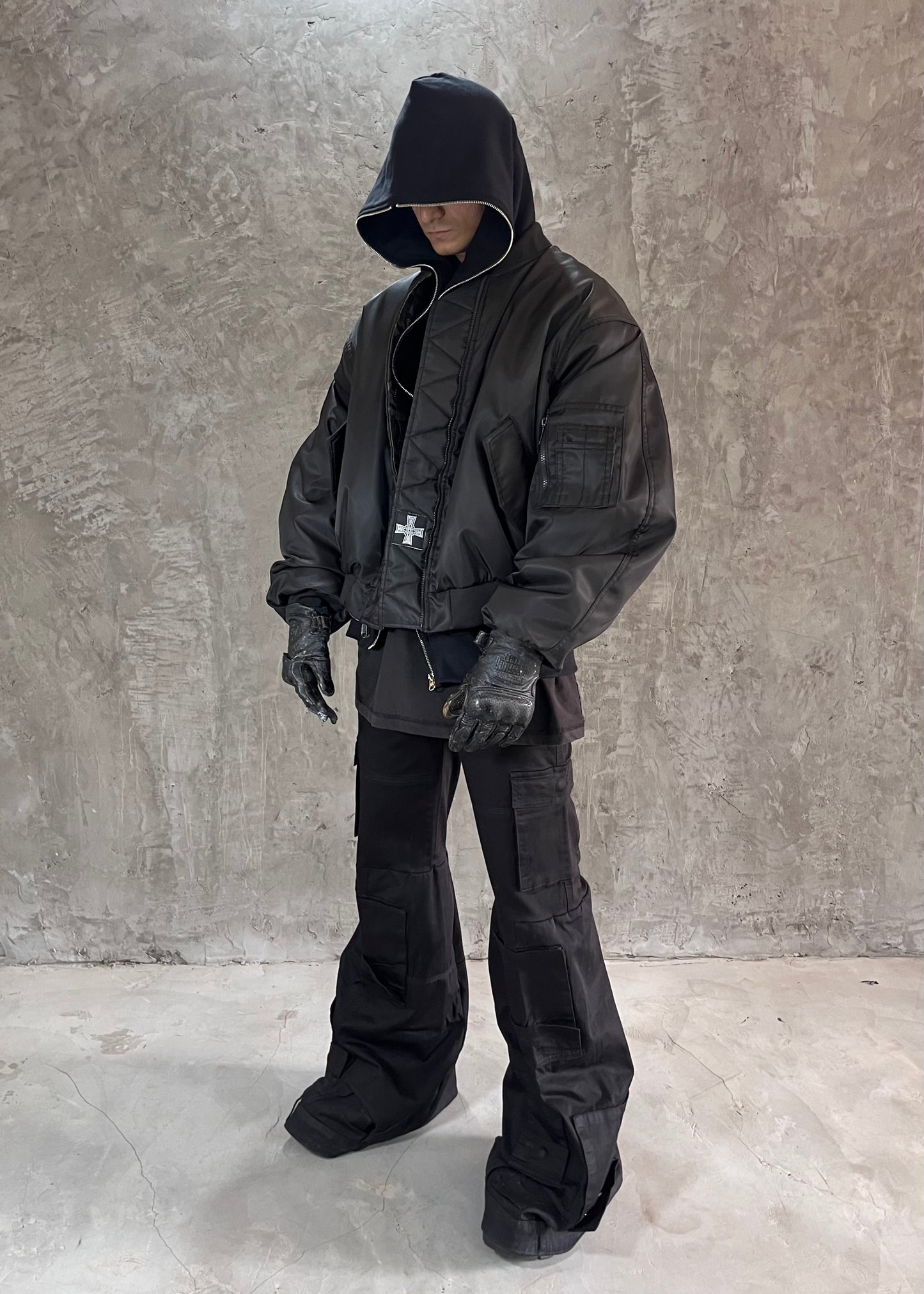 Black Bomber Jacket - FW23