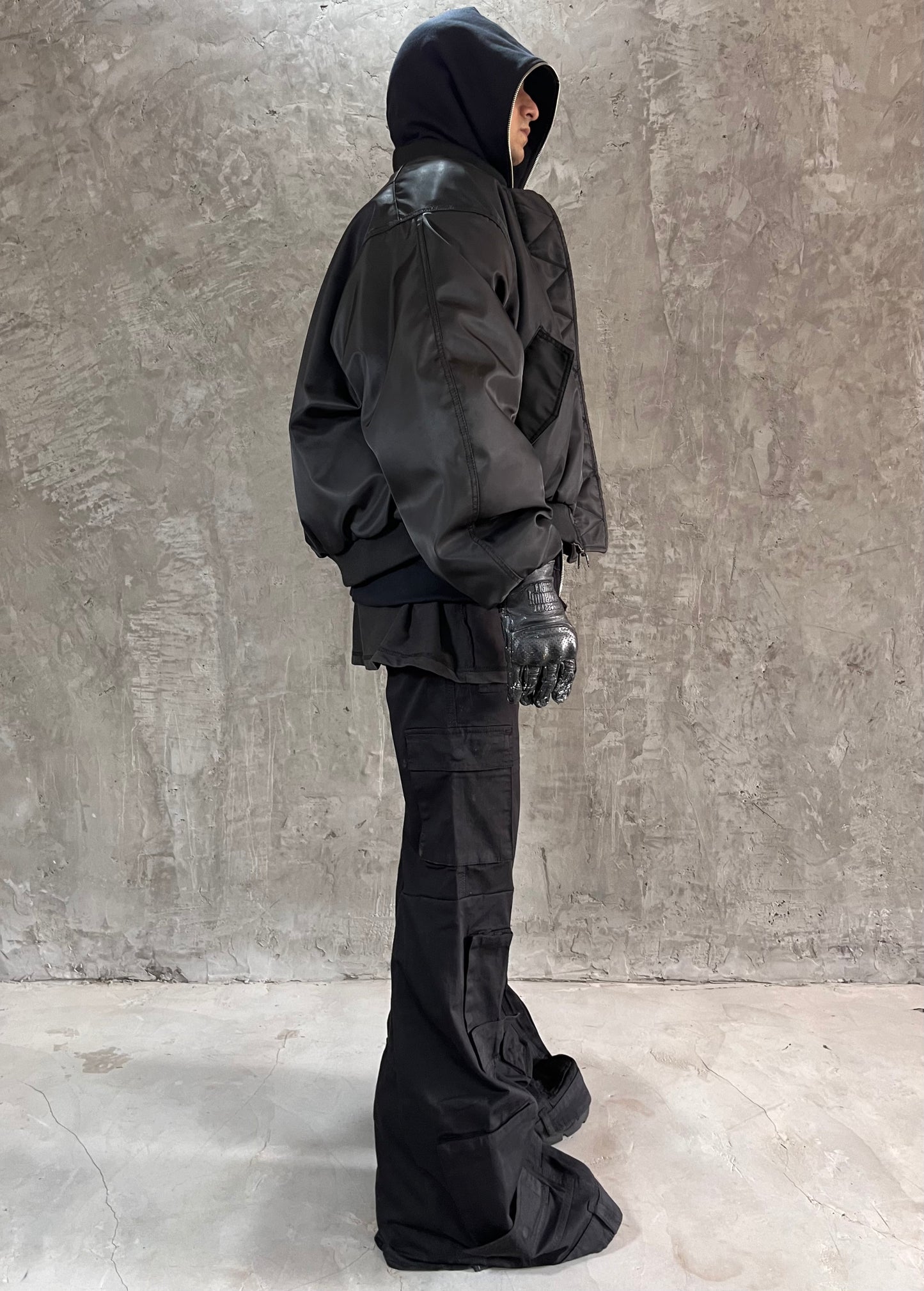 Black Bomber Jacket - FW23