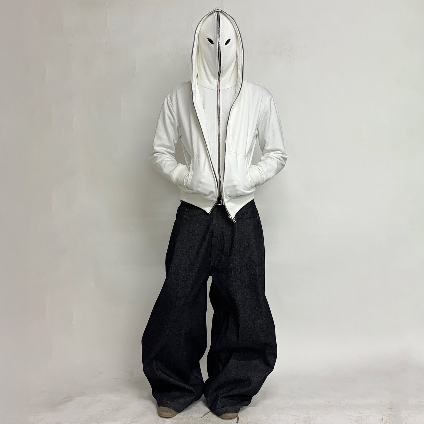 GIMP WHITE HOODIE SAMPLE