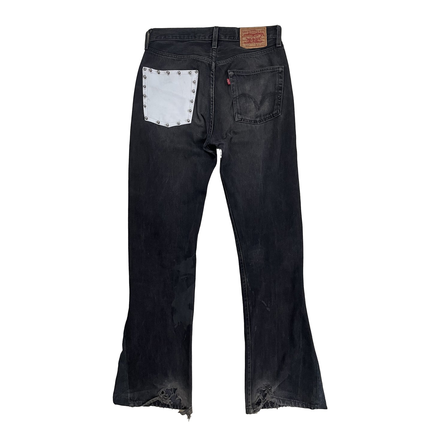 RECONSTRUCTED CARPENTER FLARED JEANS (MAKE TO ORDER)