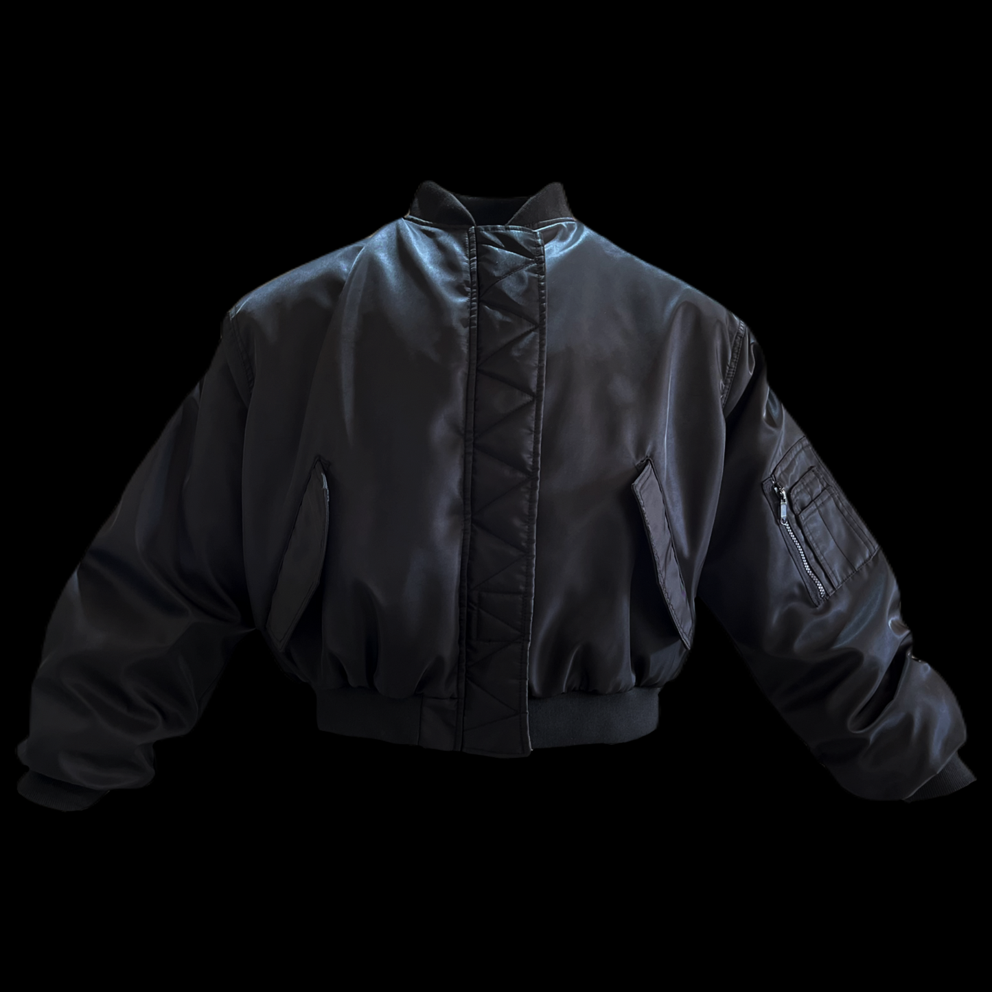 Black Bomber Jacket - FW23