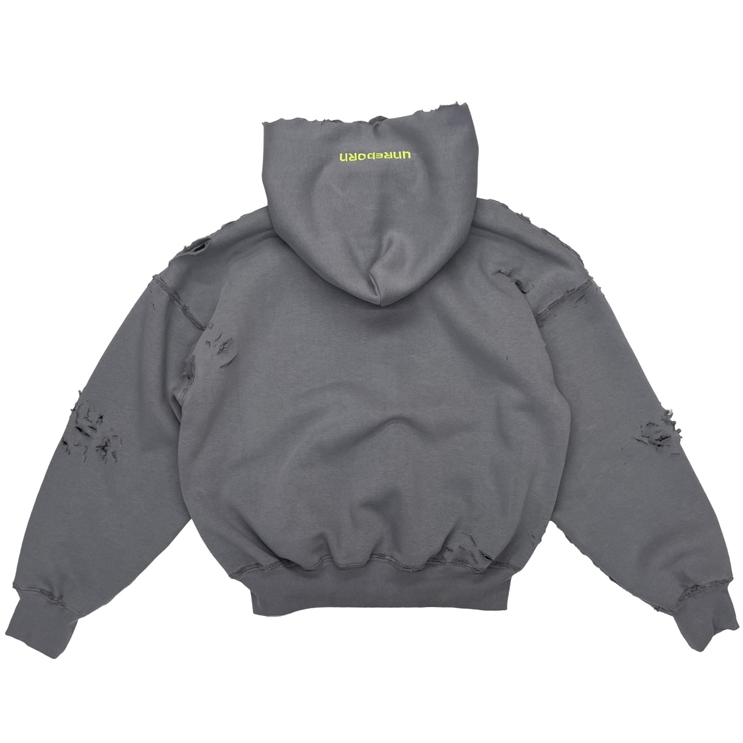 Distressed hellraiser hoodie sample