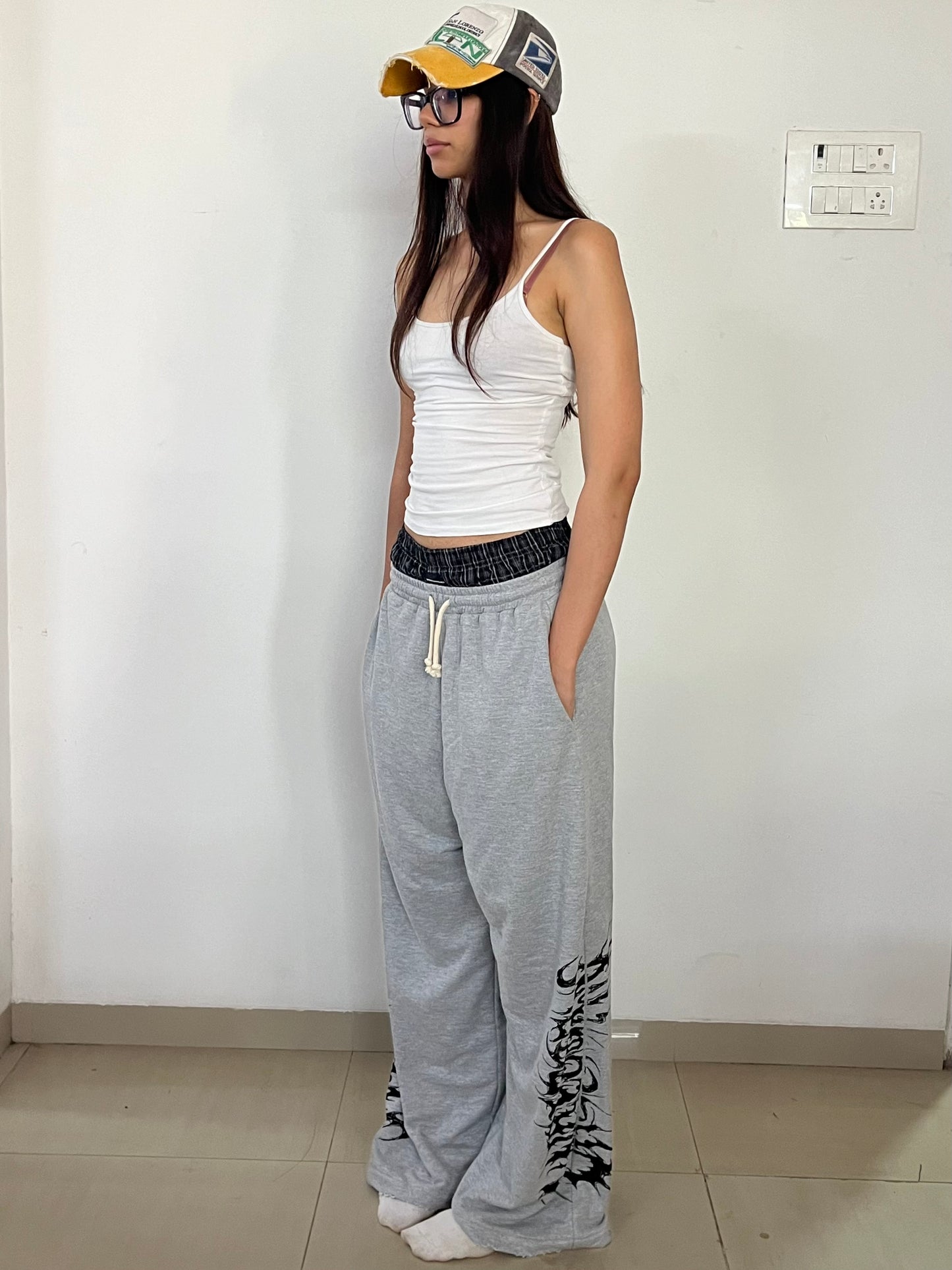 Boxer Sweatpants - Grey Melange