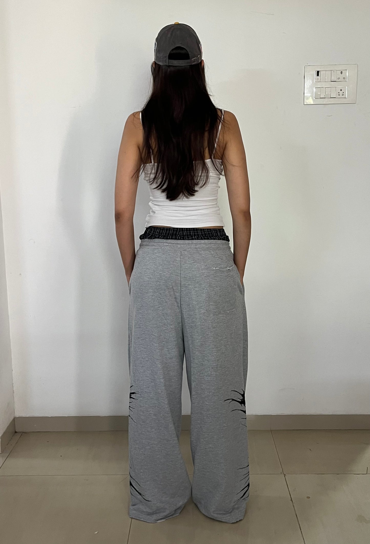 Boxer Sweatpants - Grey Melange