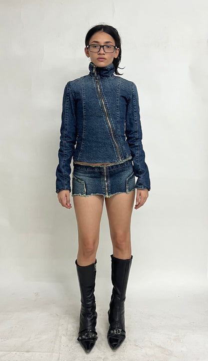 MINI DENIM SKIRT - VINTAGE BLUE SAMPLE