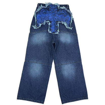 Cross Patched Jeans sample
