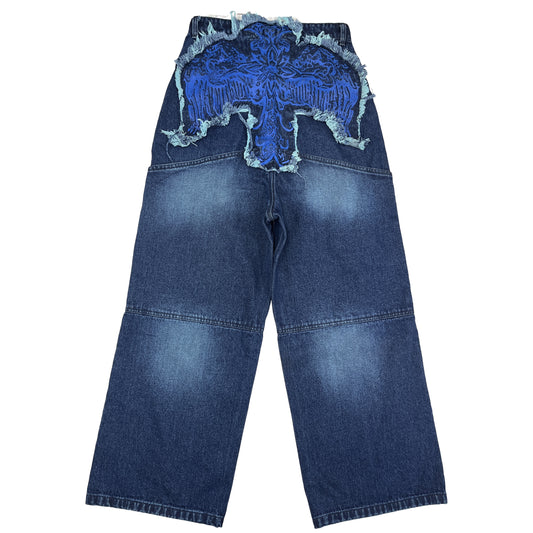Cross Patched Jeans sample