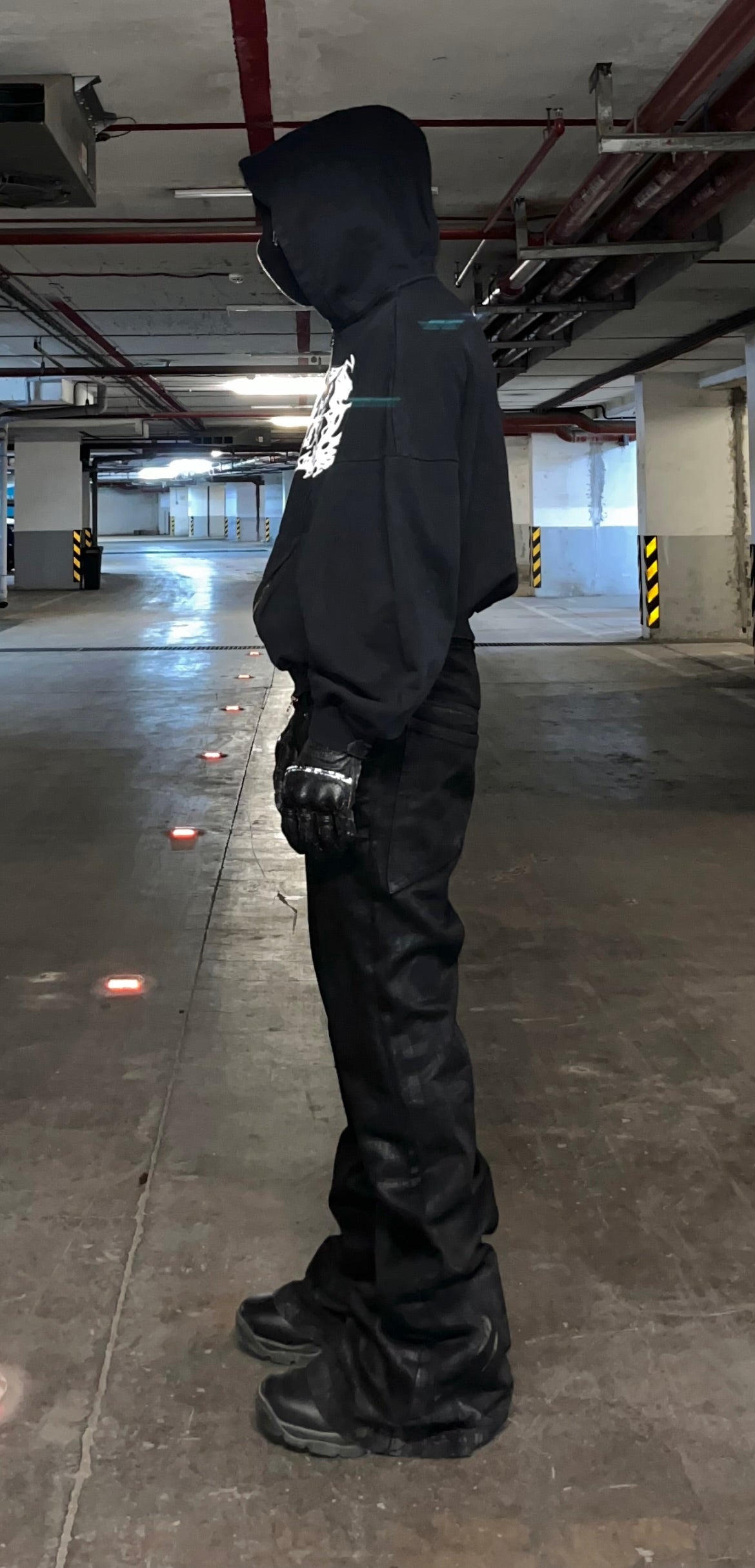 Hellraiser Waxed Flared Jeans (SHIPS IN 3 WEEKS)