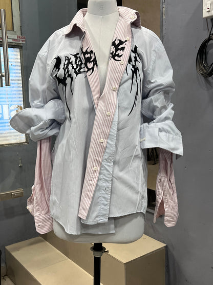Double Layered Reversible Button Up Shirt 1/1