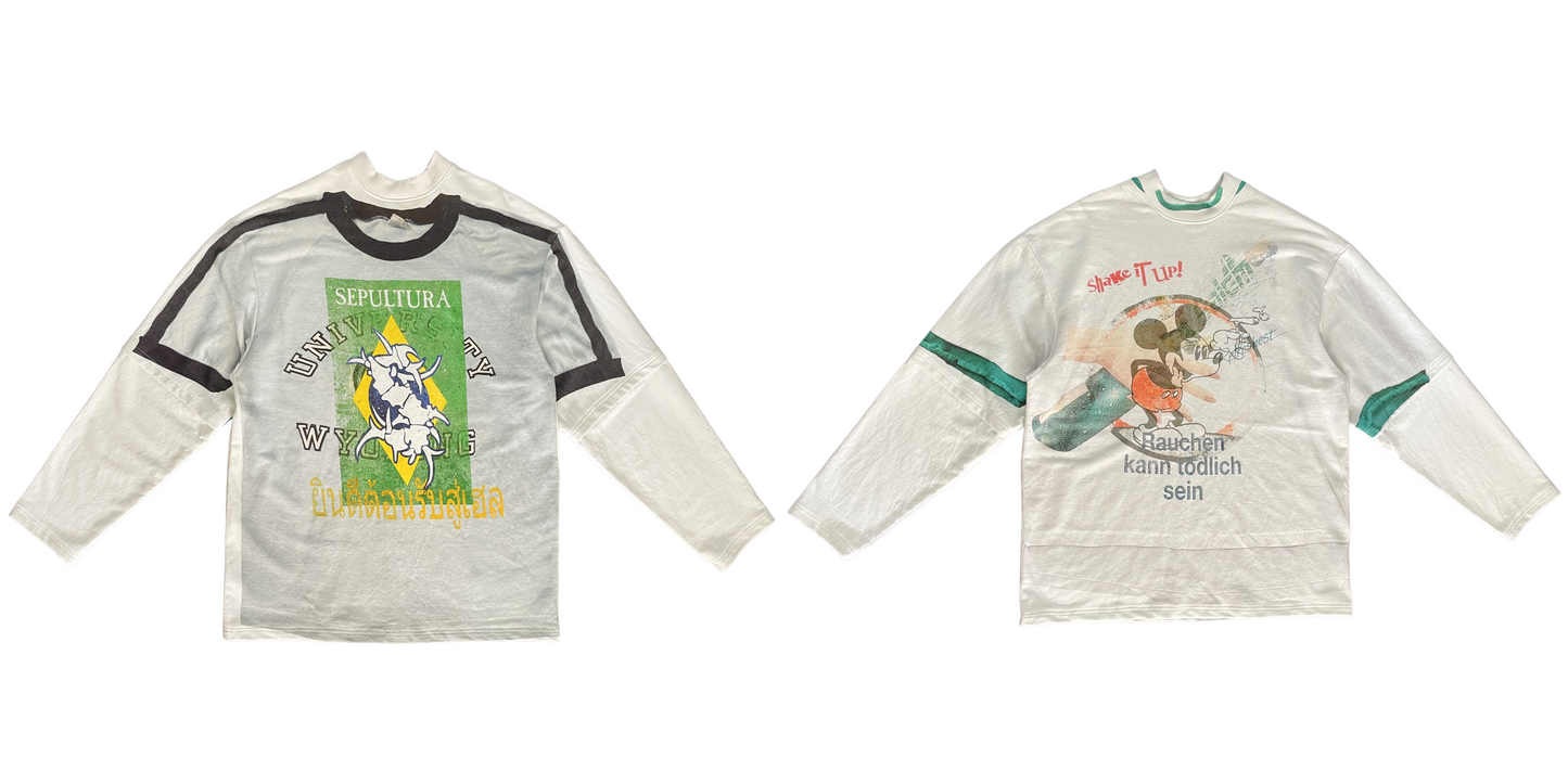 RAUCHEN KANN TÖDLICH SEIN Two Way T-shirt (trompe l'oeil) - Ships in 3-4 weeks