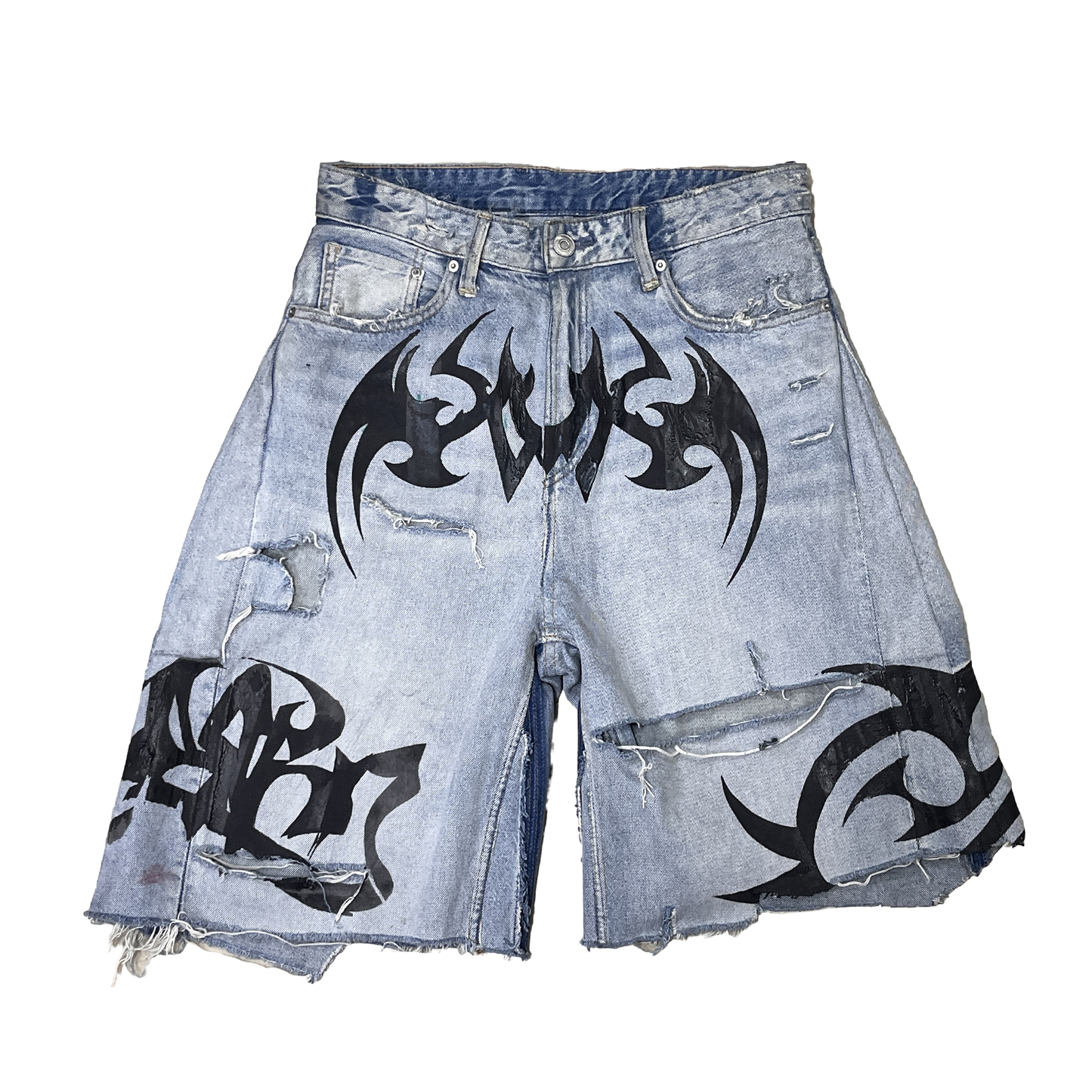 Nu Metal Denim Jorts Blue