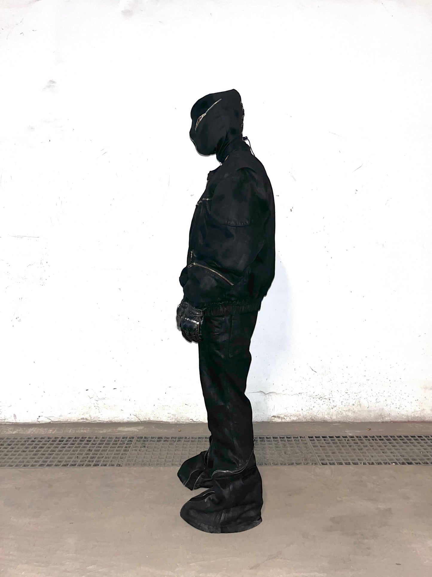 Hellraiser Waxed Super Flared Jeans (SHIPS IN 4 WEEKS)