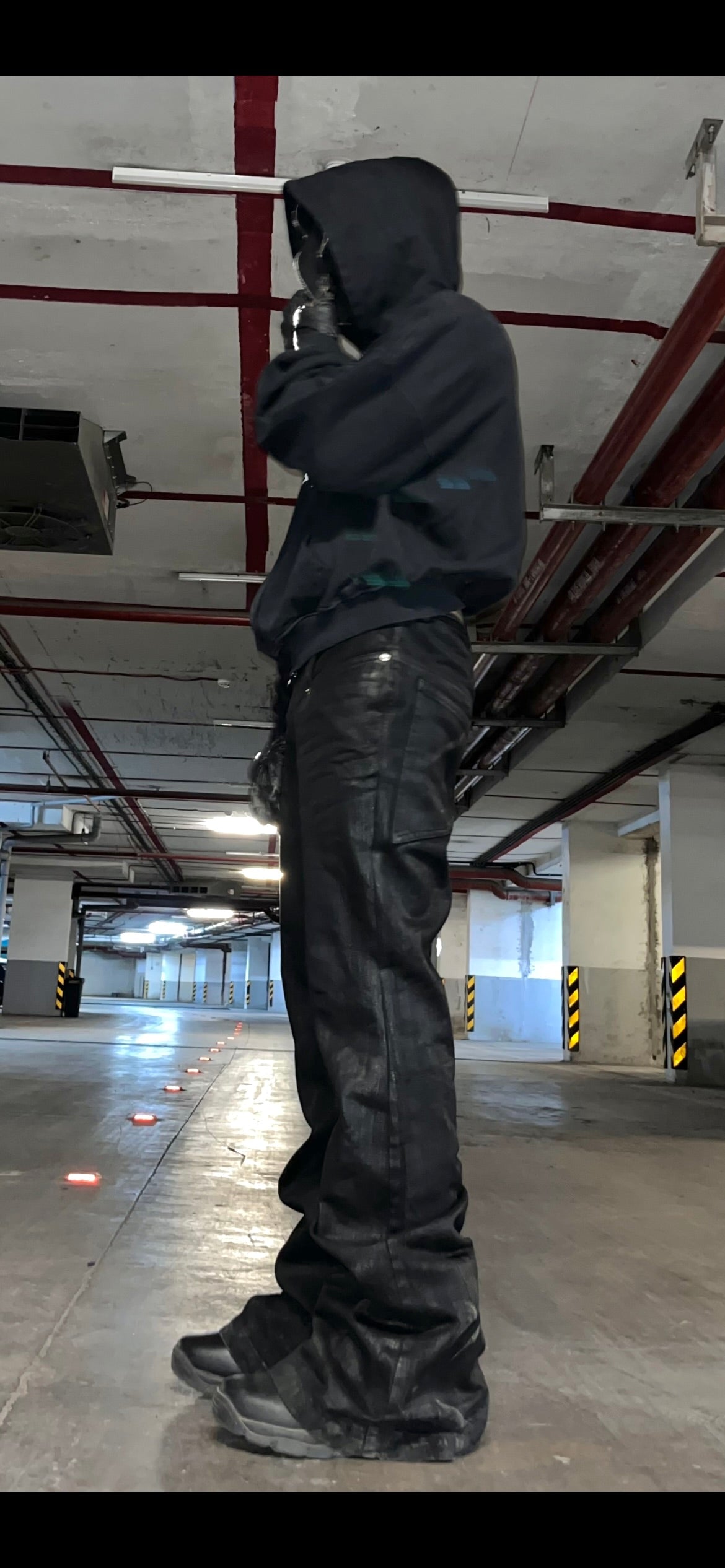 Hellraiser Waxed Flared Jeans (SHIPS IN 3 WEEKS)