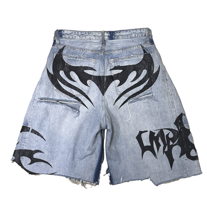 Nu Metal Denim Jorts Blue