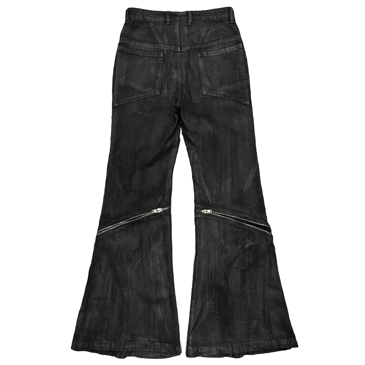 Hellraiser Waxed Super Flared Jeans (SHIPS IN 4 WEEKS)