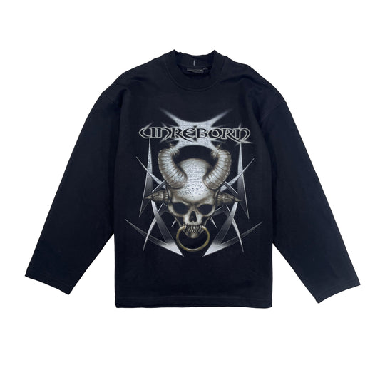 Tribal Skeleton Tee (non washed) Sample