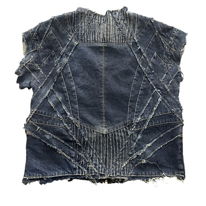 Moto Denim Vest