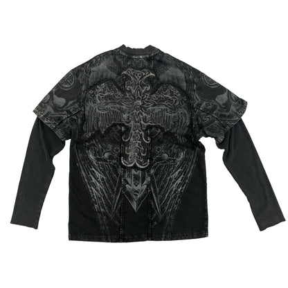 Cross logo patched sample