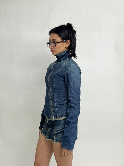 MINI DENIM SKIRT - VINTAGE BLUE SAMPLE