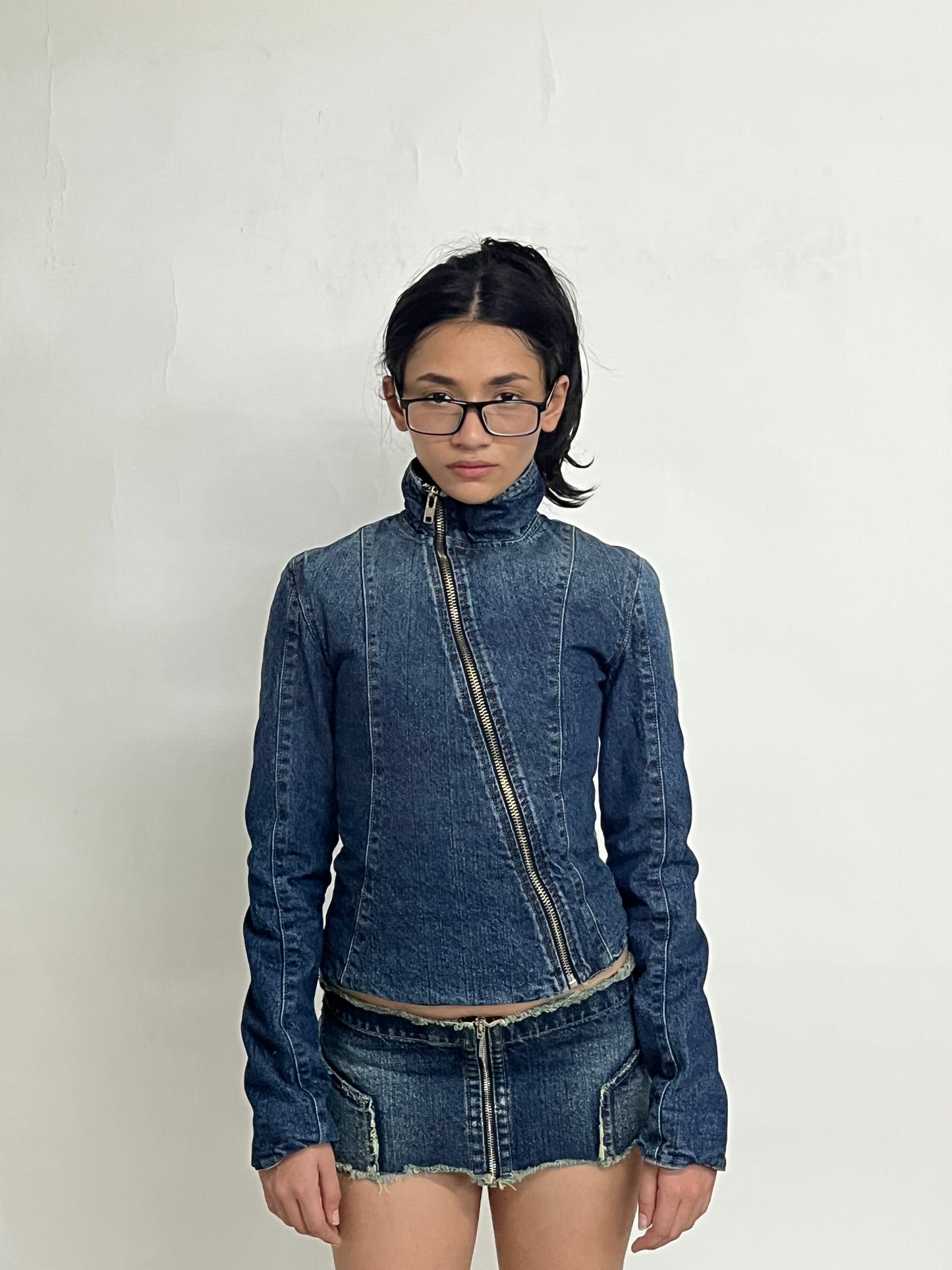 MINI DENIM SKIRT - VINTAGE BLUE SAMPLE