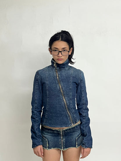 MINI DENIM SKIRT - VINTAGE BLUE SAMPLE