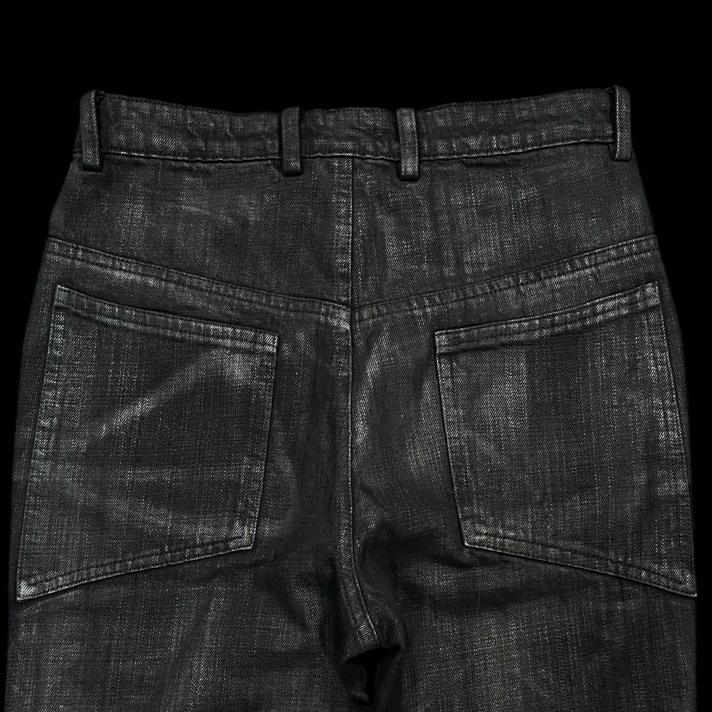 Hellraiser Waxed Flared Jeans (SHIPS IN 3 WEEKS)
