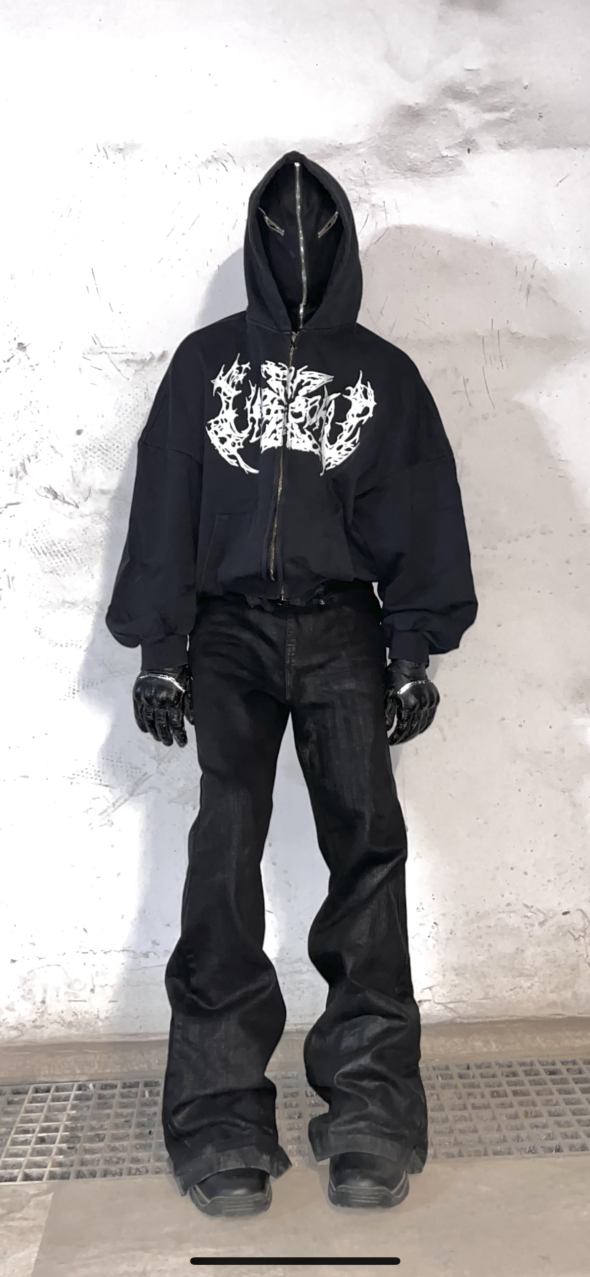 Hellraiser Waxed Flared Jeans (SHIPS IN 3 WEEKS)