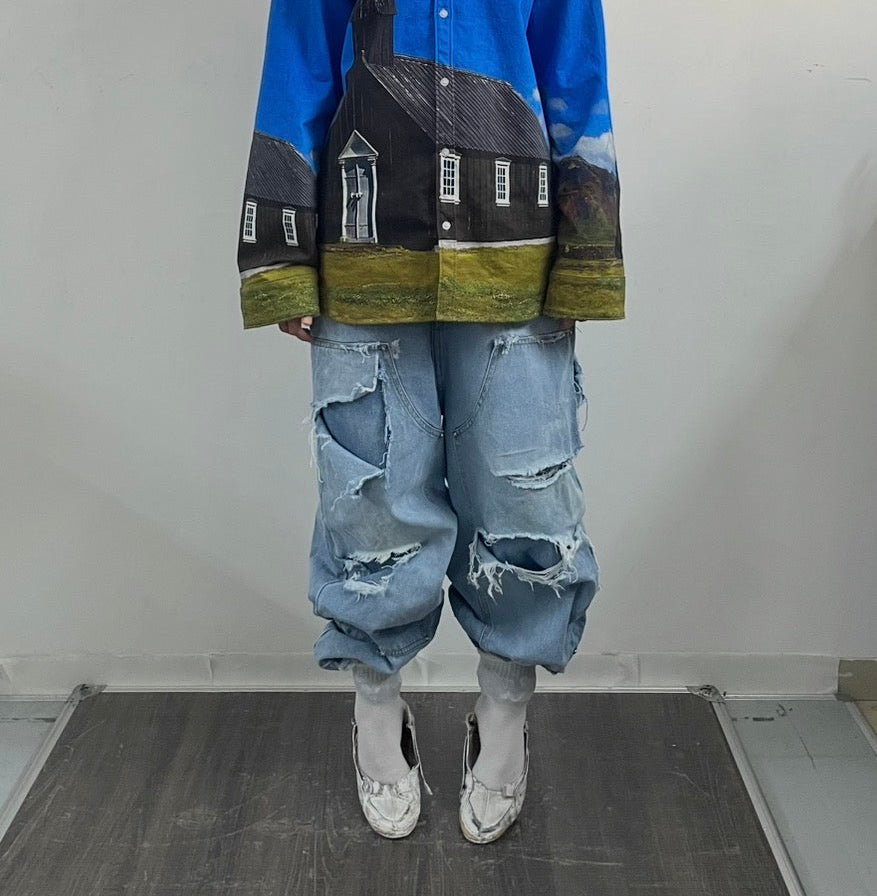 Búðakirkja (Black Church) Printed Shirt (SHIPS IN 3-4 WEEKS)