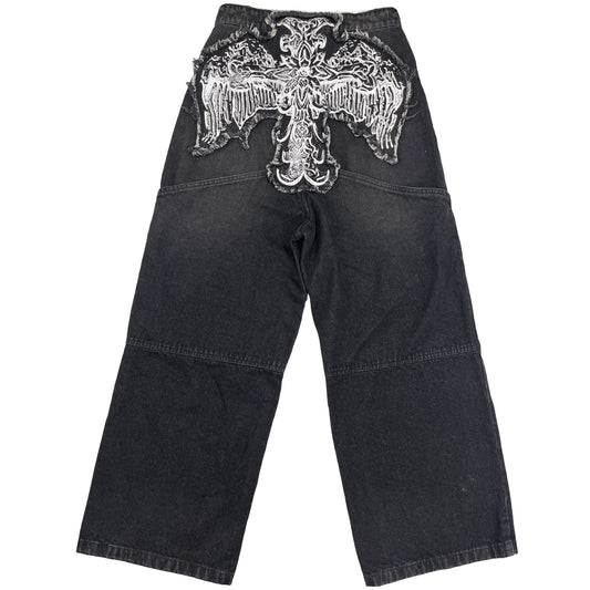 Cross Patched Jeans sample