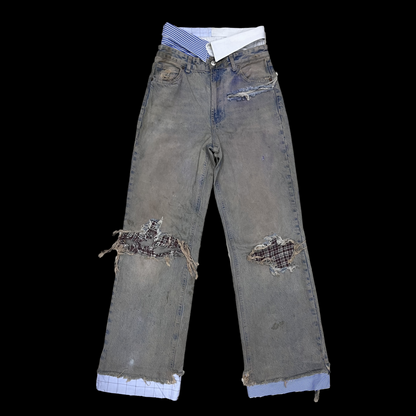 Hybrid Denim Shirt Pants