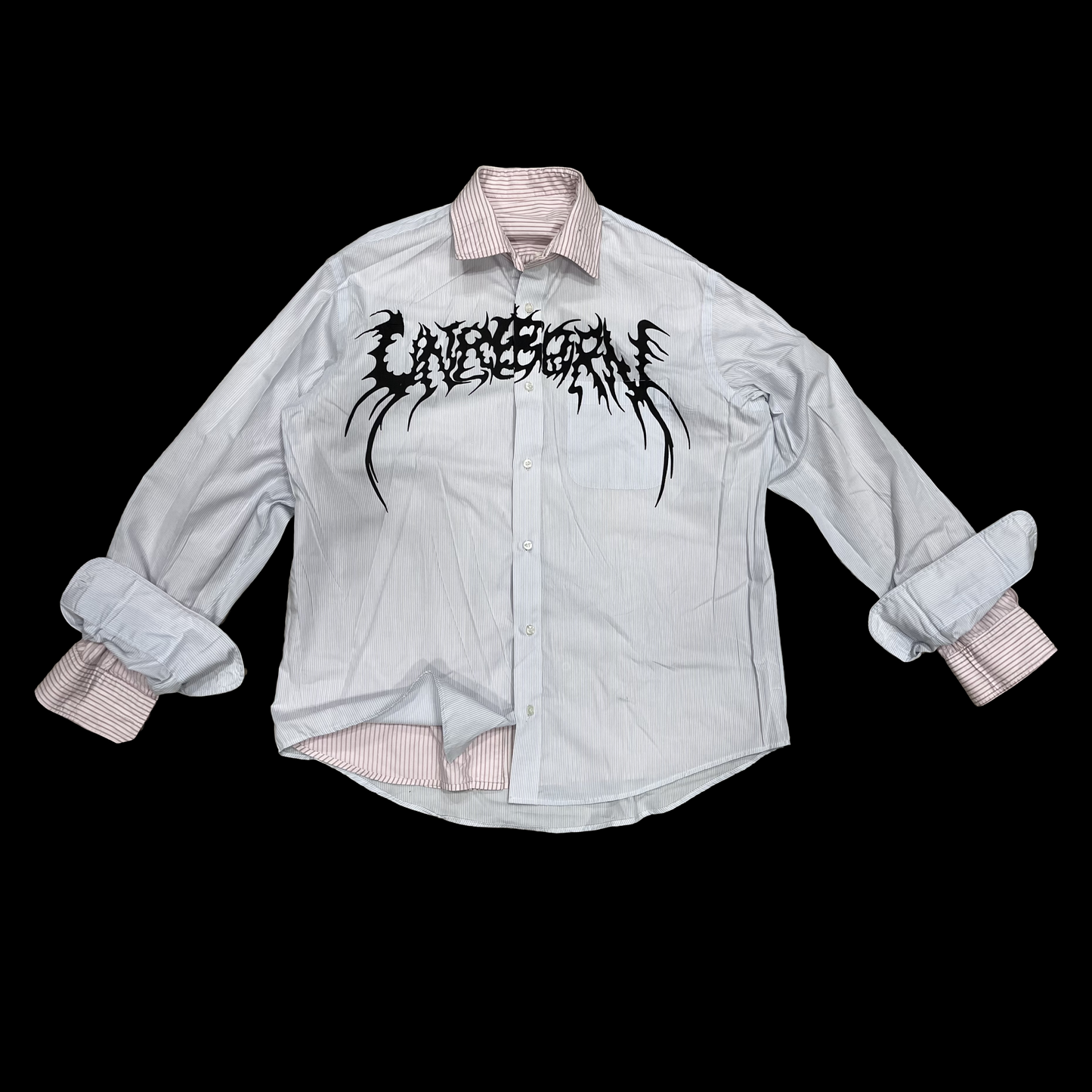 Double Layered Reversible Button Up Shirt 1/1