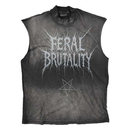 FERAL BRUTALITY TOUR TANK (FADED BLACK)