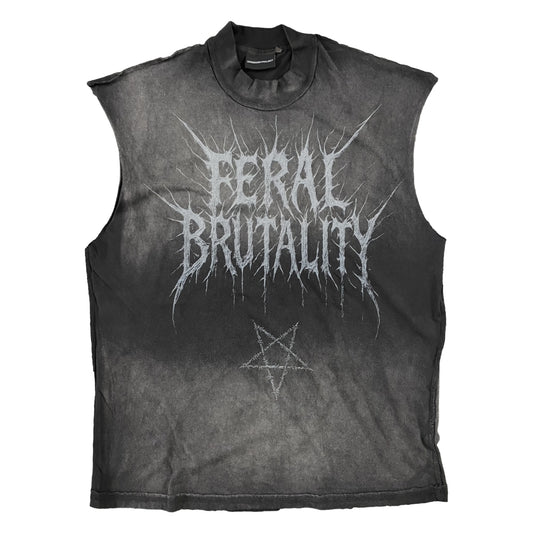 FERAL BRUTALITY TOUR TANK (FADED BLACK)