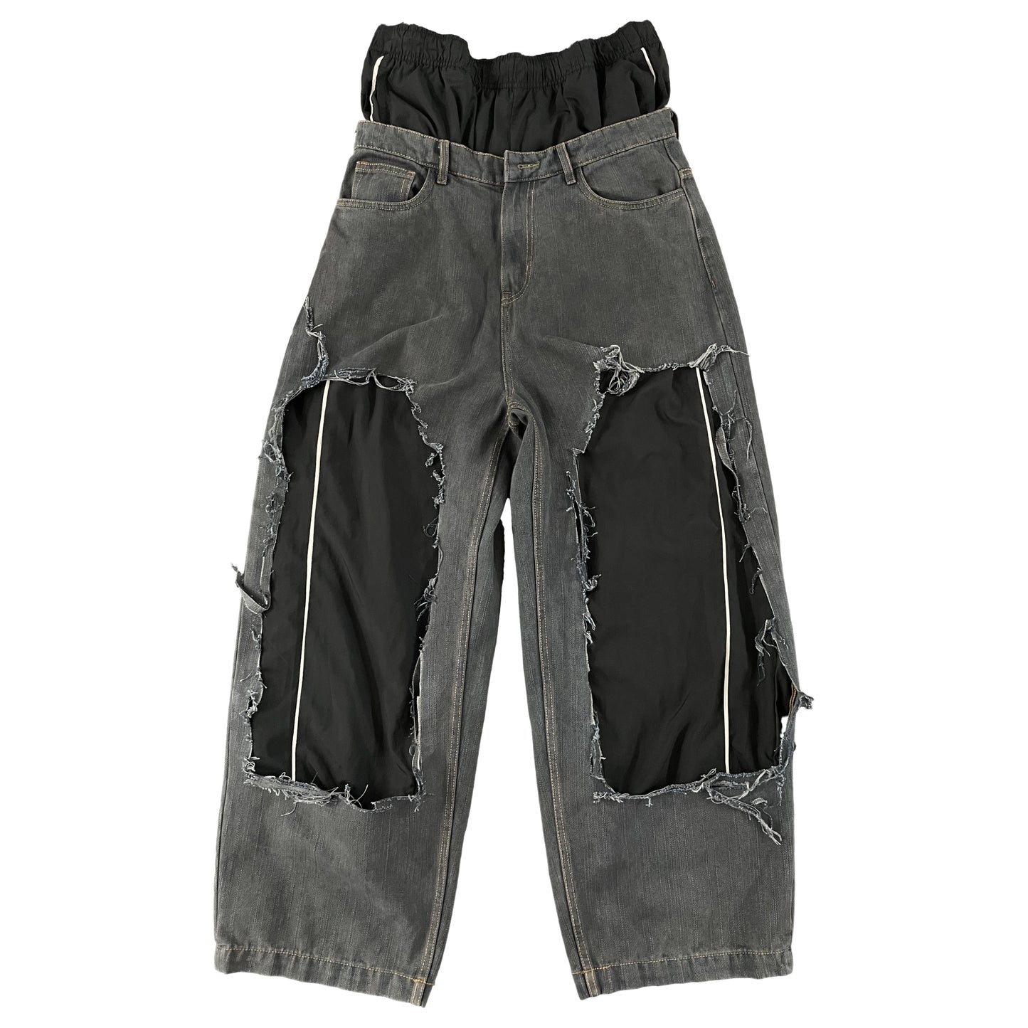HYBRID DIRTY WASH JEANS