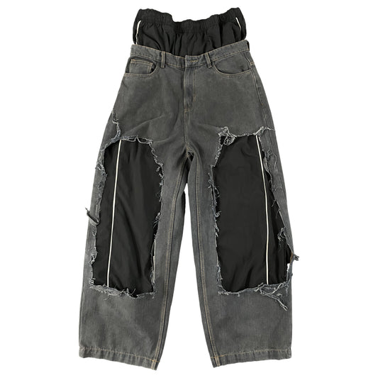 HYBRID DIRTY WASH JEANS