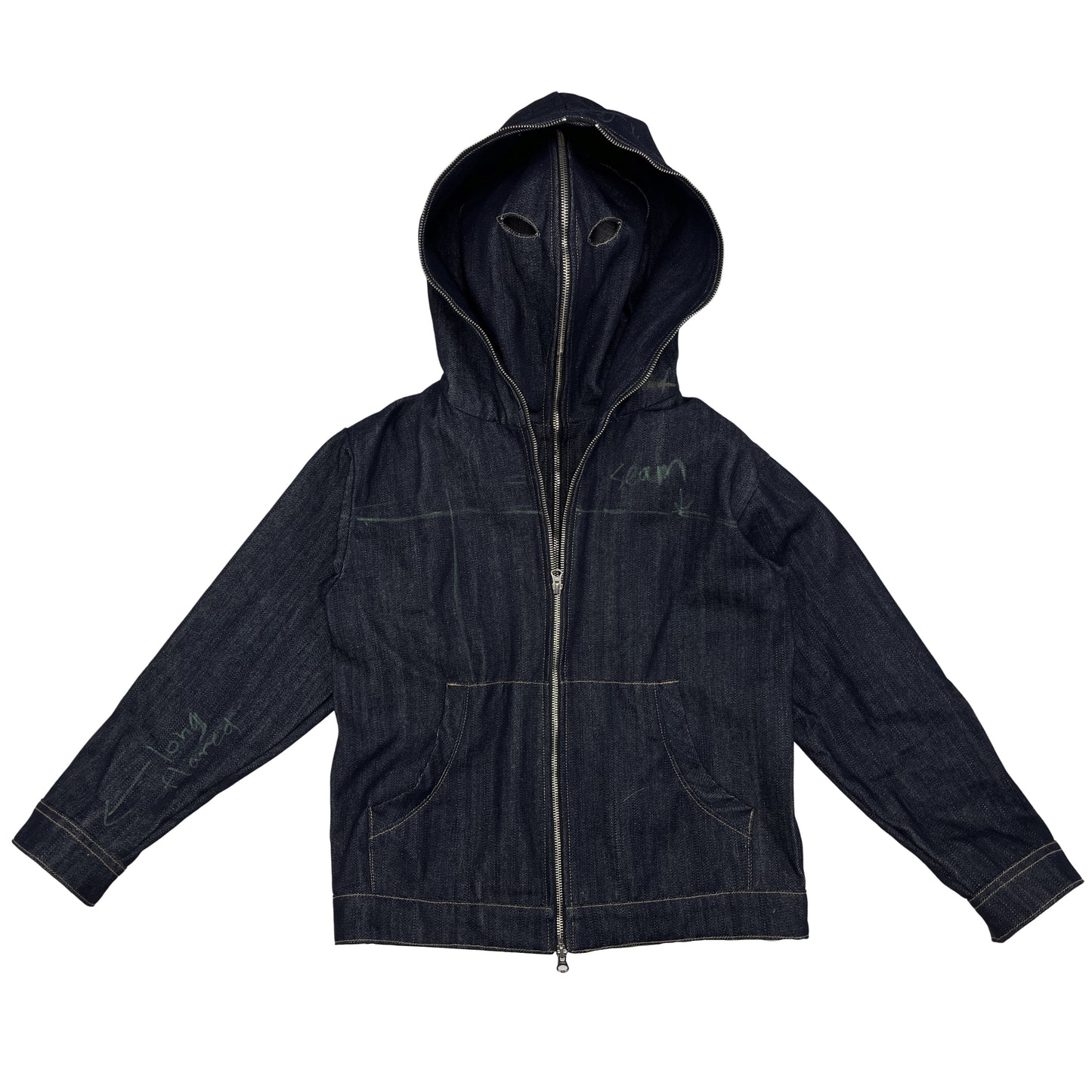 Denim Gimp Hoodie Slim Fit Sample