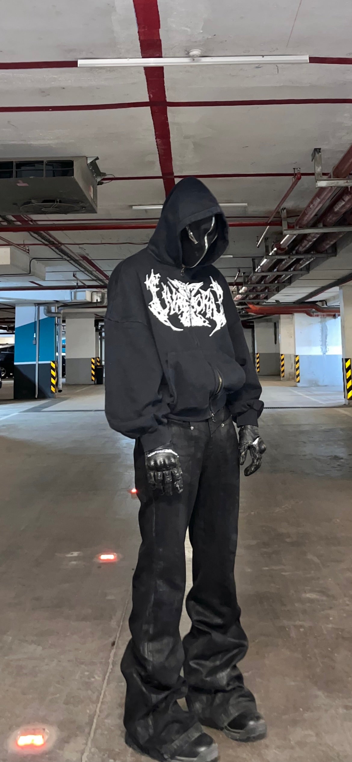 Hellraiser Waxed Flared Jeans (SHIPS IN 3 WEEKS)