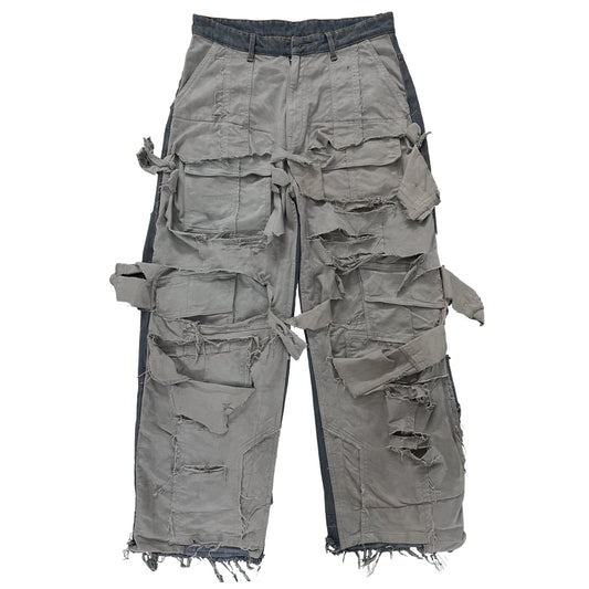 Hybrid layered cargo jeans