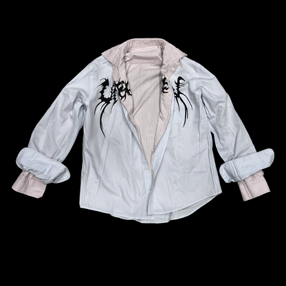 Double Layered Reversible Button Up Shirt 1/1