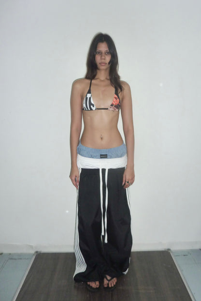 TRIPLE WAISTBAND TRACK PANTS