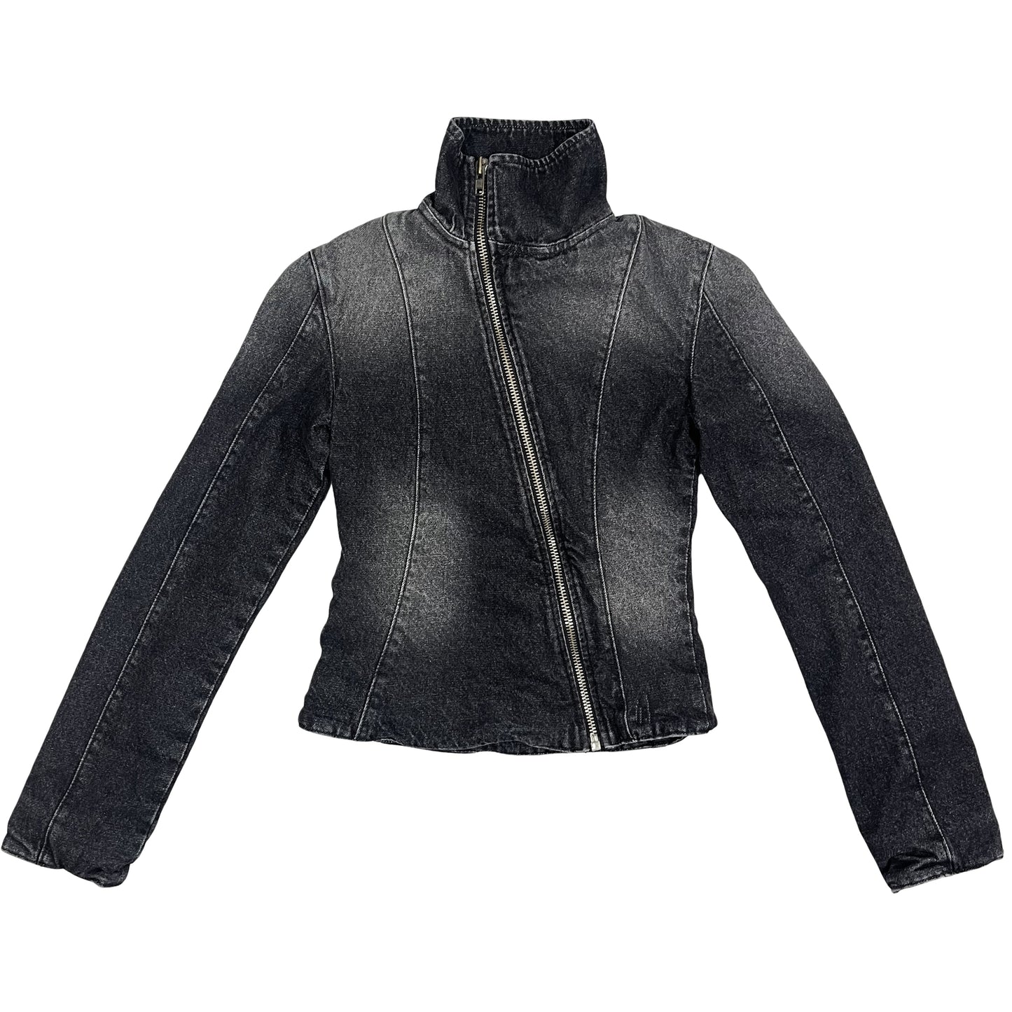 HIGH NECK JACKET -BLACK SAMPLE